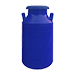 Blue color milk can